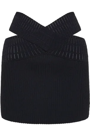 DION LEE Falda corta Snakeskin