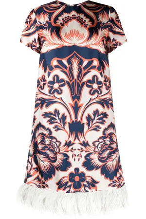 La DoubleJ Vestido corto con estampado floral