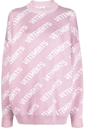 Vetements Suéter con monograma en intarsia