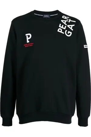 PEARLY GATES Sudadera con cuello redondo y logo estampado