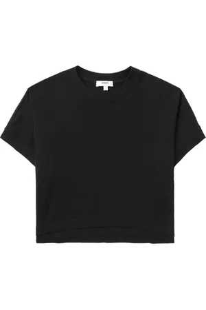 AGOLDE Playera corta con cuello redondo
