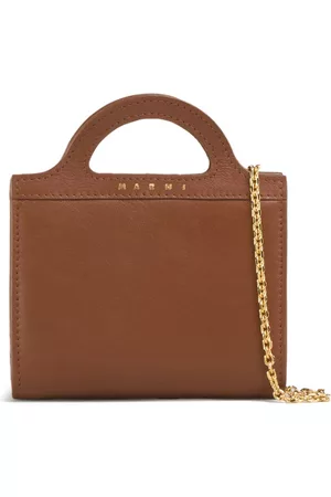 Marni Cartera plegable Tropicalia con sello del logo