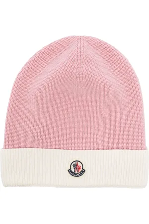 Moncler Gorro tejido con diseño de dos tono