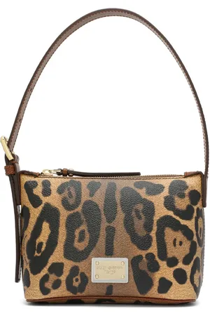 Dolce & Gabbana Bolsa de hombro Crespo con estampado de leopardo