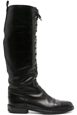 Botas largas con online agujetas