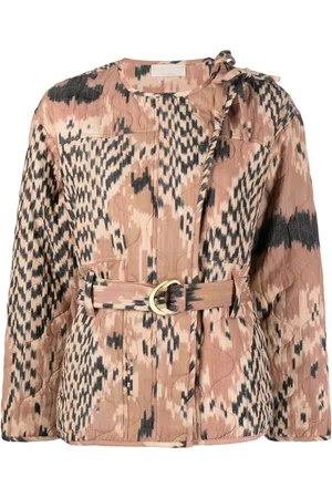 ULLA JOHNSON Chamarra con estampado gráfico