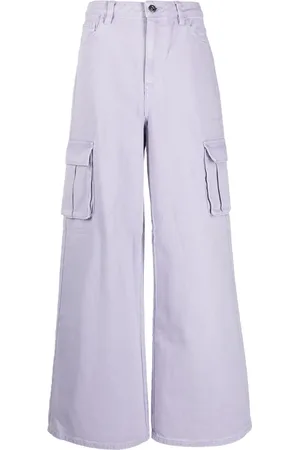 Self-Portrait Jeans cargo anchos