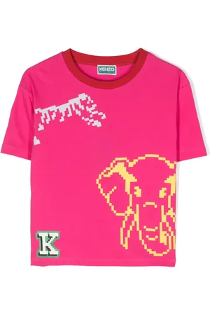 Kenzo Playera con caricatura estampada
