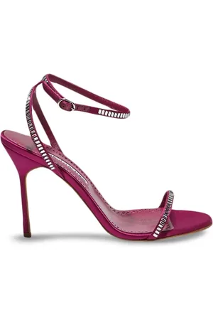 Manolo Blahnik Sandalias Crinastra con tacón de 105mm