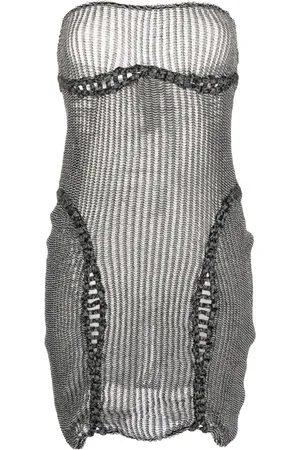 Isa Boulder Vestido tejido de crochet