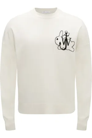 J.W.Anderson Suéter con cuello redondo y logo bordado