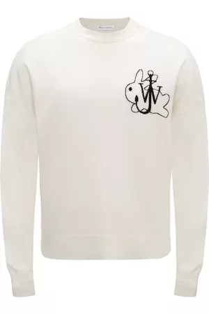 J.W.Anderson Suéter con cuello redondo y logo bordado