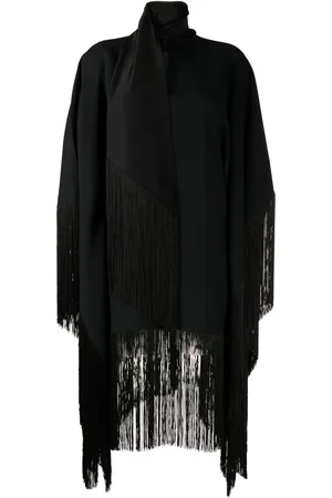 ‎Taller Marmo‎ Vestido Mrs. Ross con mascada y flecos
