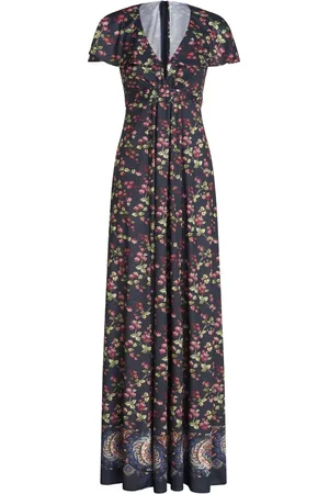 Etro Vestido largo con cuello en V
