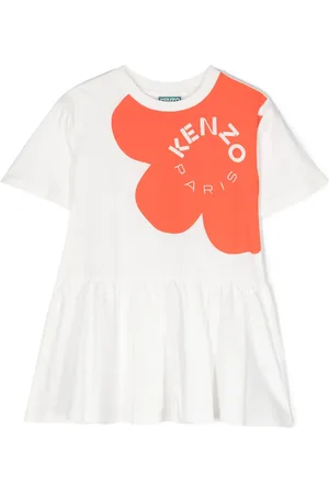 Kenzo Vestido con logo estampado