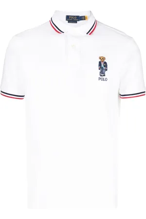 Ralph Lauren Playera tipo polo con ribete de rayas