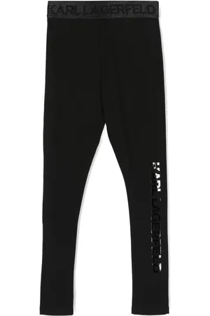 Karl Lagerfeld Leggins con logo afelpado