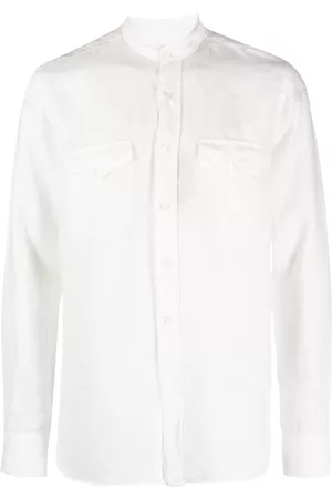 CANALI Camisa con cuello alzado