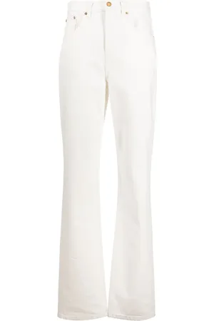 Tory Burch Jeans acampanados con tiro alto