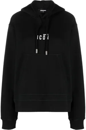 Dsquared2 Hoodie con logo estampado y cordones