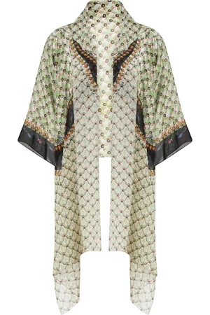 Etro Chal de seda con estampado floral