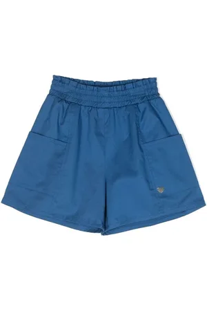 MONNALISA Shorts anchos con detalle del logo