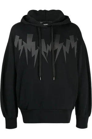 Neil Barrett Hoodie con estampado Thunderbolt
