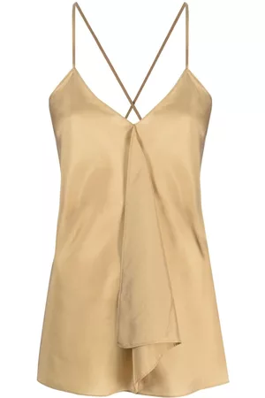 Joseph Blusa de seda con cuello en V
