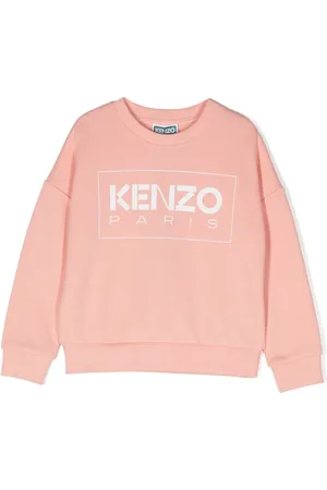 Kenzo Sudadera con cuello redondo y logo estampado