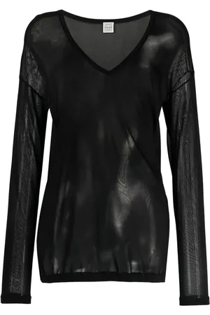 Totême Top tejido con cuello en V