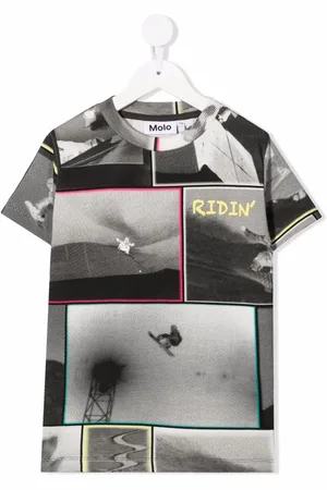 Molo Playera con estampado de snowboard