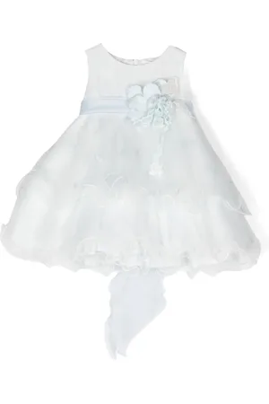Mimilù Vestido de fiesta sin mangas con detalle de apliques