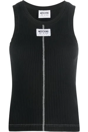 Moschino Camiseta tejida de canalé