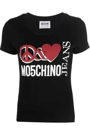 Moschino Playera con logo gráfico estampado