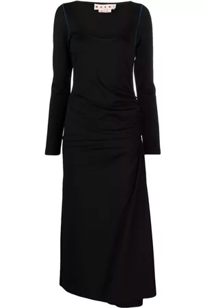 Marni Vestido midi manga larga