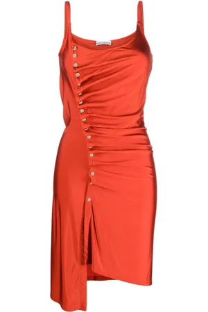 Paco rabanne Vestido sin mangas con detalle drapeado