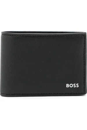 HUGO BOSS Cartera plegable con logo estampado
