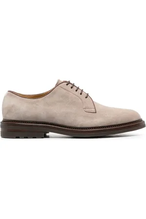 Brunello Cucinelli Zapatos derby de gamuza
