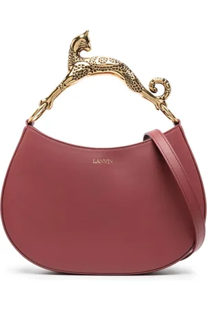 Lanvin Tote con asa esculpida y detalle de gato