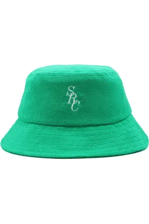 Sporty & Rich Gorro de pescador con logo estampado