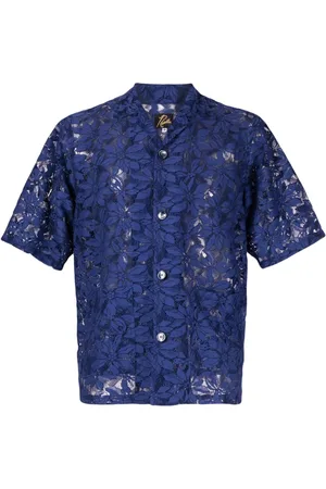 Pins & Needles Camisa con encaje floral y botones