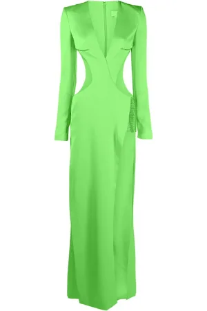 GENNY Vestido con detalles de cristal y aberturas
