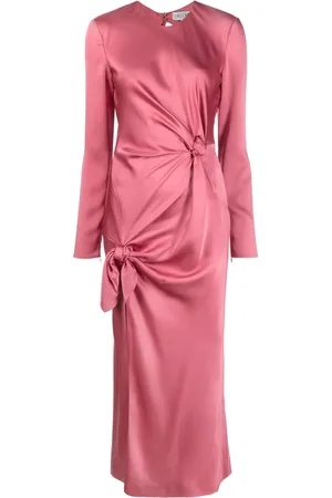 DEL CORE Vestido con efecto fruncido