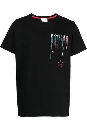 Ports V Playera con estampado de salpicaduras de pintura