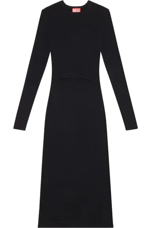 Diesel Vestido midi M-Pelagos con detalle de aberturas