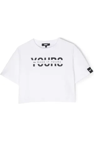 DKNY Playera con eslogan estampado