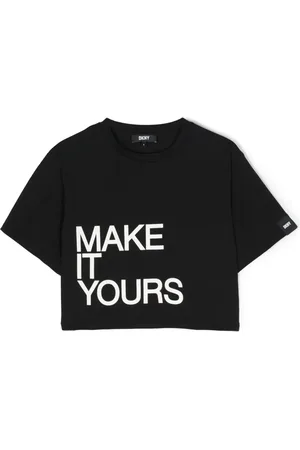 DKNY Playera con eslogan estampado
