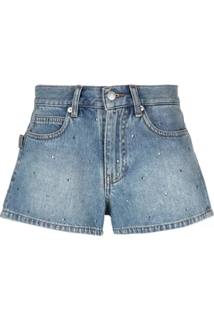Zadig & Voltaire Shorts de mezclilla con detalles de strass