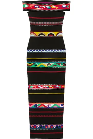 Puccini Vestido con hombros descubiertos