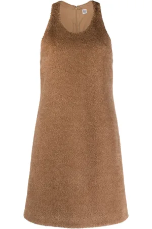 Totême Vestido corto con diseño tejido